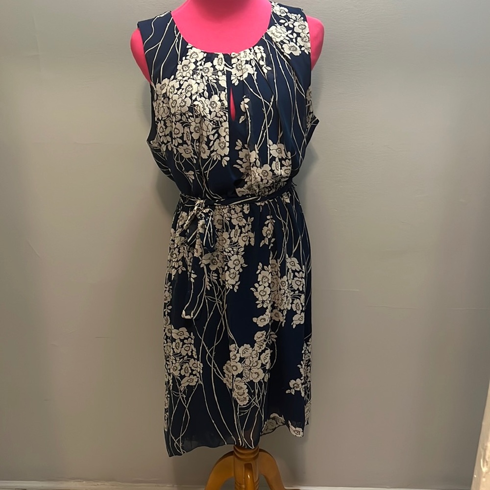 Max studio Blue polyester dress SZ XL. NWT